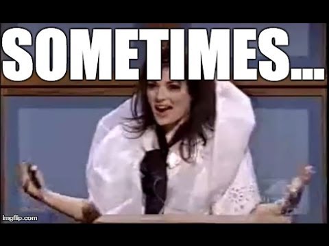 SNL - BJORK (WINONA RYDER) - "SOMETIMES, WHEN I'M PUTTING ORANGES..."