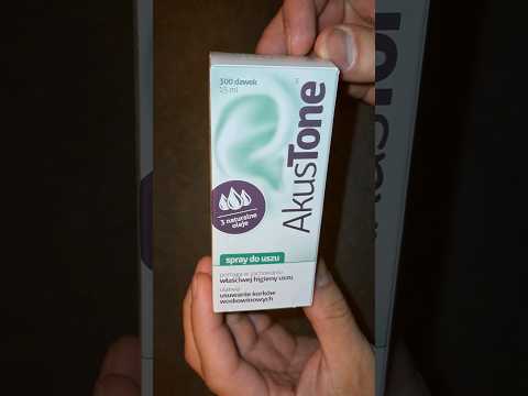 AkusTone 26 zł (6.60 USD) SPRAY DO USZU #doz #apteka 15ml 300dawek AFLOFARM (MADE IN POLAND) 10/2024