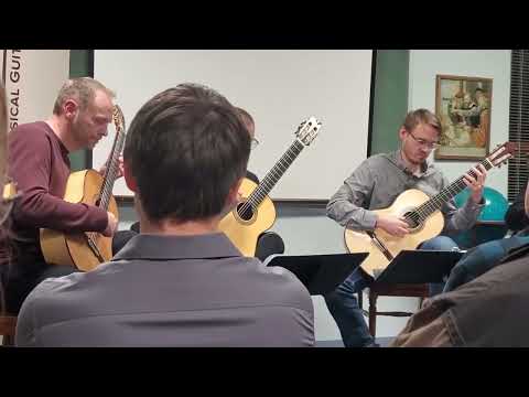 Iowa Guitar Quartet - El Gato Montes by Manuel Penella Moreno