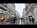 Rainy Vienna Walking Tour 4K City Ambience Architecture March 2026