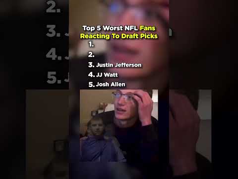 Worst NFL Fans Reacting To Draft Picks #nfl #football #patrickmahomes #tombrady #joshallen #chiefs