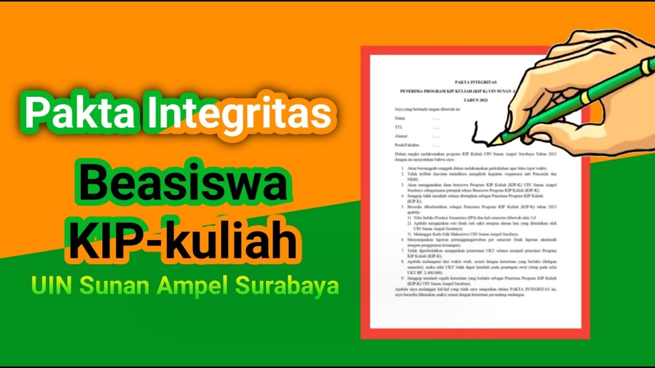 Apa Itu Pakta Integritas Mahasiswa