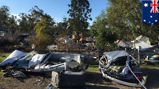 Bulldozer rampage: Man crushes house and four cars with stolen earthmover in Australia - TomoNews