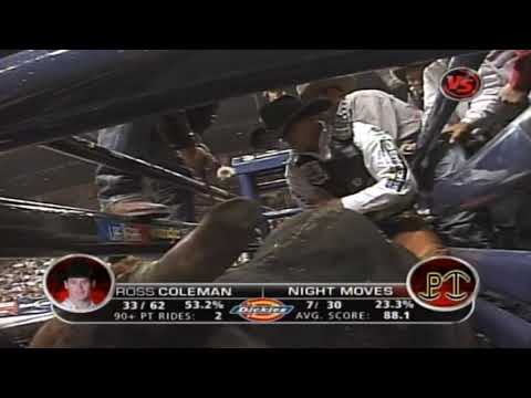 Night Moves bucks Ross Coleman - 06 PBR Finals