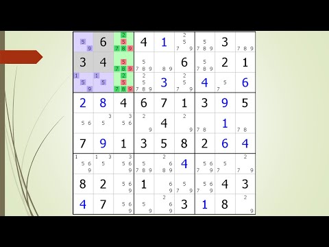 PE #9 Hidden Triples with Naked Triples