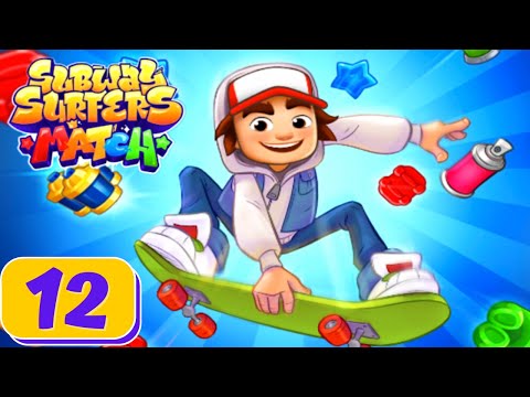Subway Surfers Match - Area 12 - Gameplay