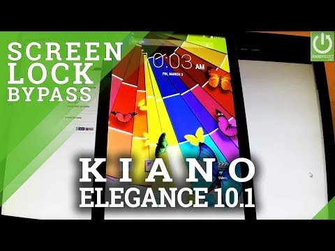 How to Hard Reset KIANO Elegance 10.1 - Bypass Pattern / Delete Data