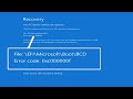 How To Fix Boot BCD