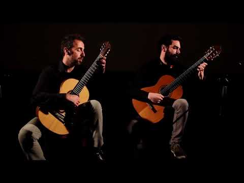 J S Bach Invention No 13 in A minor BWV 784 Guitar Duet