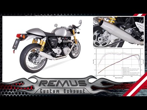 Triumph Thruxton 1200R Mod. 2016 with REMUS slip-on system