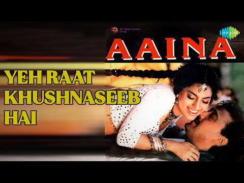 Yeh Raat Khushnaseeb Hai | Aaina | Lata Mangeshkar Songs | Amrita Singh | Jackie Shroff