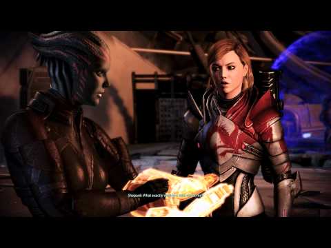 ME3 FemShep (Para) PC Walkthrough with Commentary on Insanity Part 97 - Priority: Thessia 1/3