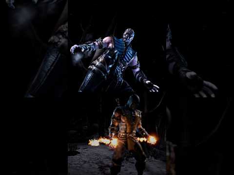 subzero vs scorpion mkx falatity💀 #shorts #mkx #gaming
