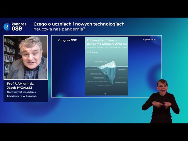 prof. UAM dr hab. Jacek Pyżalski, Czego o uczniach i nowych technologiach nauczyła nas pandemia?