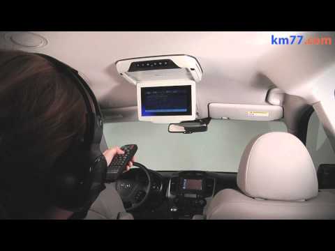 KIA Carnival 2011. Sistema multimedia y ordenador de viaje.