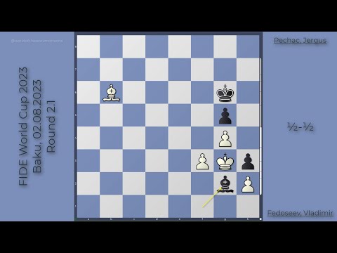 Fedoseev, Vladimir (2676) -- Pechac, Jergus (2608) Round 2.1 ½-½