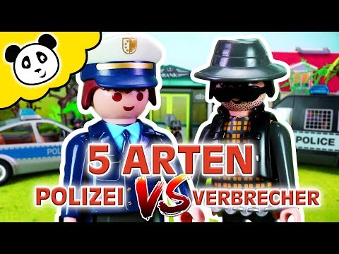 Playmobil Polizei - 5 Arten Playmobil POLIZEI vs VERBRECHER - Pandido TV