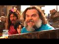 Jack Black / Steve Leads the Village Escape