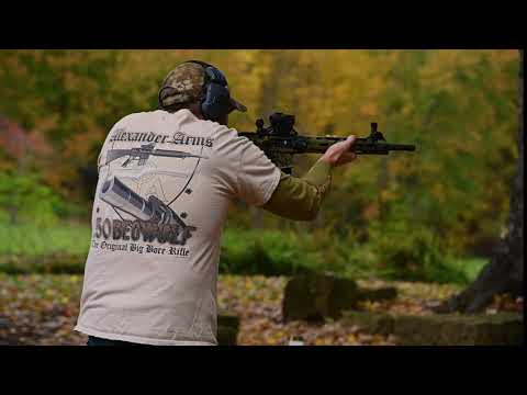 Alexander Arms - .50 Beowulf® Hunter and ARX Frangible ammunition