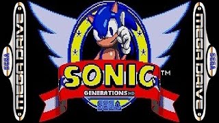 SONIC 1 - GENERATIONS MD (2025) Sega Mega Drive / Genesis