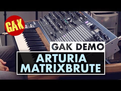 Arturia MatrixBrute Analog Synth In-Depth Demo