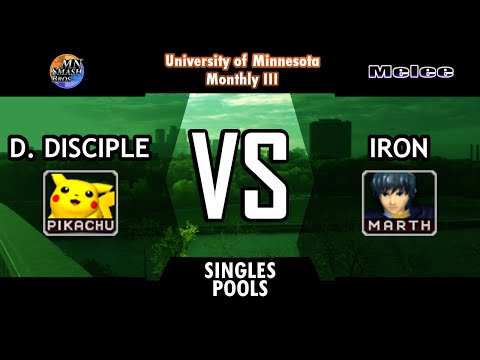 UoM-M3: Melee Pools - D. Disciple (Pikachu) vs. Iron (Marth)