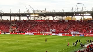 Wymiana uprzejmości na meczu Widzew Łódź - Zagłębie Lubin | 16.10.2022