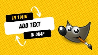 How to Add Text on Image in GIMP