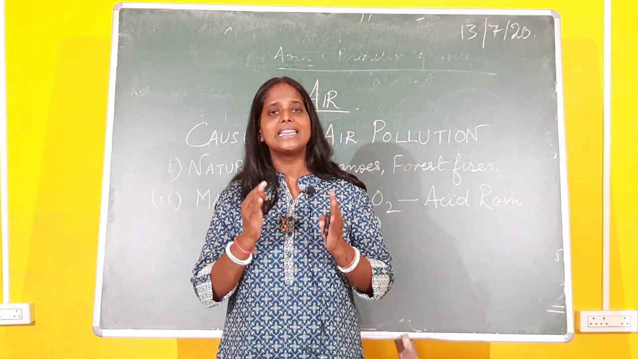Class 9 EVS Chapter 5 Air  Causes of Air Pollution