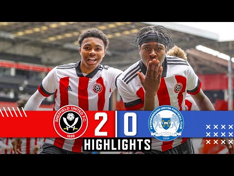 Sheffield United 2-0 Peterborough United | U18 FA Youth Cup Highlights | Jebbison & Brooks Goals. 💥
