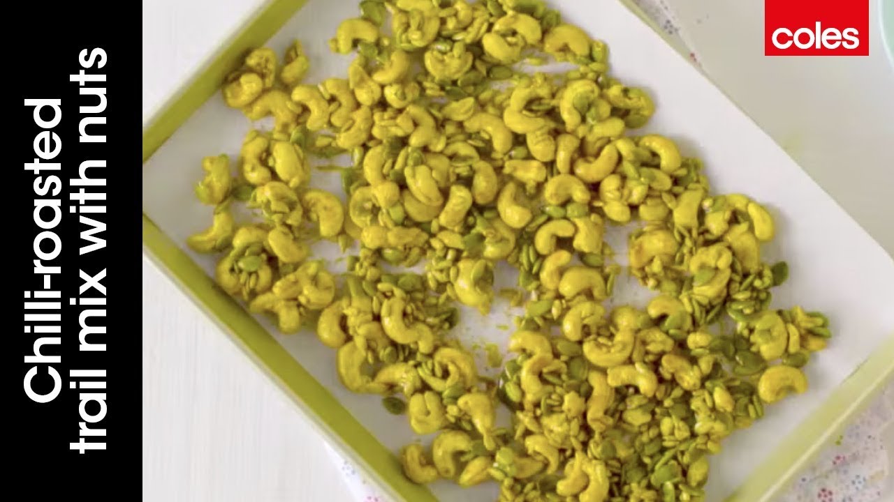 How to make chilli-roasted trail mix with nuts and seeds