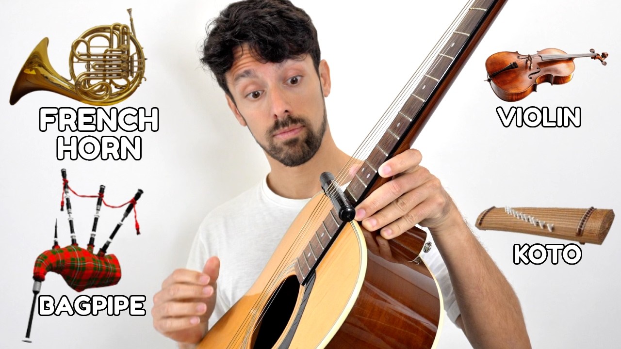 Instruments impressions on guitar: 15 songs you've heard and don't know the name