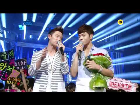 120517 Mnet M!Countdown - INFINITE L with MC CUT
