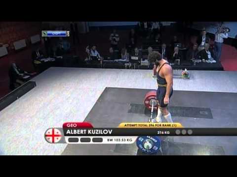 2013 European Championships Men 105 Kg