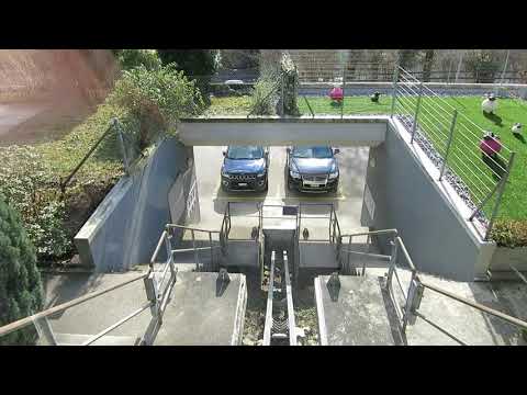 Historischer Schrägaufzug Bremgarten 1967 Talfahrt Hersteller Habegger privat private funicular