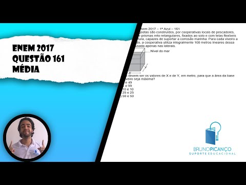 [ENEM 2017] Questão 161 📘 #139- FUNÇÃO QUADRÁTICA