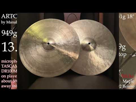 13.5" 949g 950g Hihats ARTCYMBAL #198 by Manabu Yamamoto