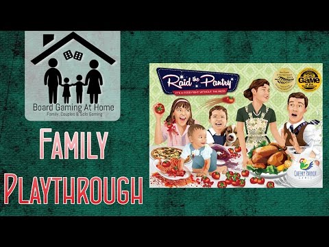 BoardGamingAtHome Family Playthrough of Raid the Pantry
