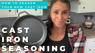 How to season a Lodge cast iron skillet for the fist time