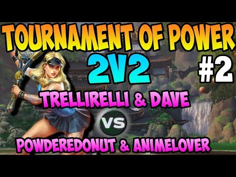 2v2 SMITE Tournament | Trelli/Dave vs Powderedonut/Animelov3r - TOP - SMITE Tournament