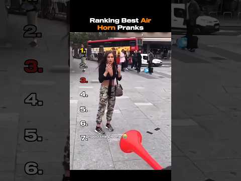 Ranking Best Air Horn Pranks #shortsviral #ranking