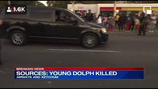Police Escorts Young Dolph Corvette To His Mansion In Memphis🙏🏾