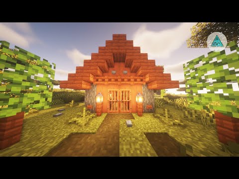 🔥 Savanna Small House Build Guide | Minecraft Architects