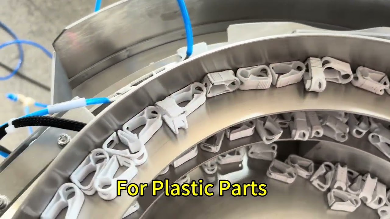 Table Top Vibratory Bowl Feeder Plastic Parts Components Vibrating Disk Feeder