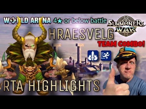 Hraesvelg Team Combo in World Arena - Summoners War
