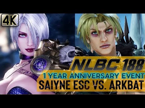 Soulcalibur 6 - Casual Match - Saiyne ESC (Ivy) vs. ArkBat (Raphael) @NLBC 188 [4K/60FPS]