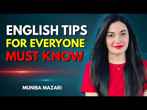 English Tips Everyone - Must Know | Best Speech By Muniba Mazari 