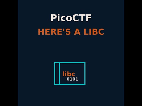 PicoCTF Here's a LIBC Binary Exploitation challenge walkthrough - ret2libc technique.