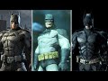 ALL 47 BATMAN SUITS In Batman Arkham Games Arkham Asylum Arkham City Arkham Origins Arkham Knight