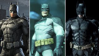 ALL 47 BATMAN SUITS in Batman Arkham Games (Arkham